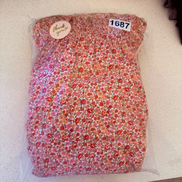 English Factory Puff Sleeve Floral Dress - Picture 7 of 7